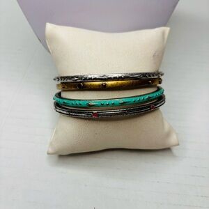 LUCKY BRAND Multicolor Bangle Set